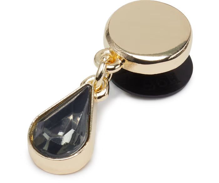Tiny Black Pear Dangle