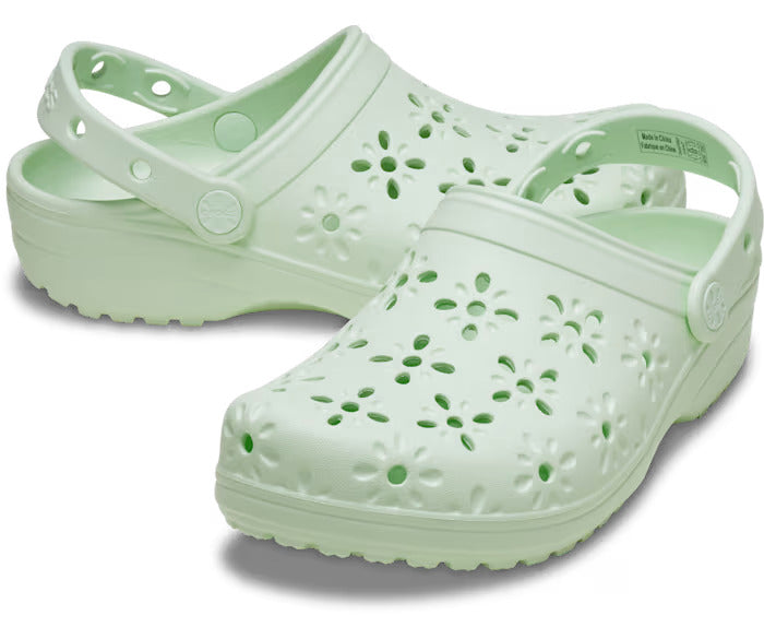 Classic Floral Cut Out Clog