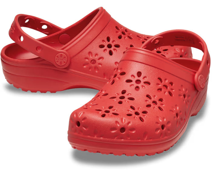 Classic Floral Cut Out Clog