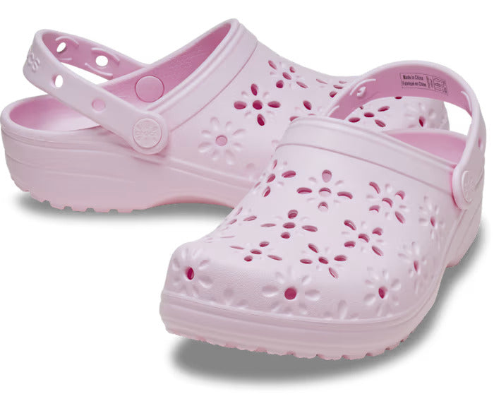 Classic Floral Cut Out Clog