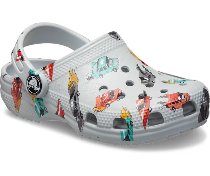 Toddler Classic Race Cars Graphic Clog