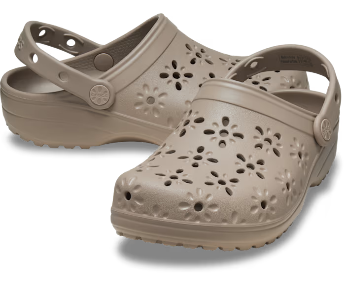 Classic Floral Cut Out Clog