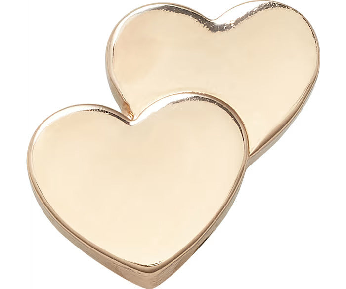 Gold Double Heart