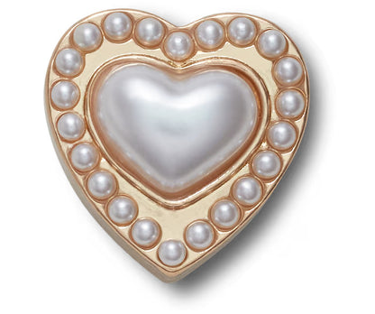 Gold Pearl Heart
