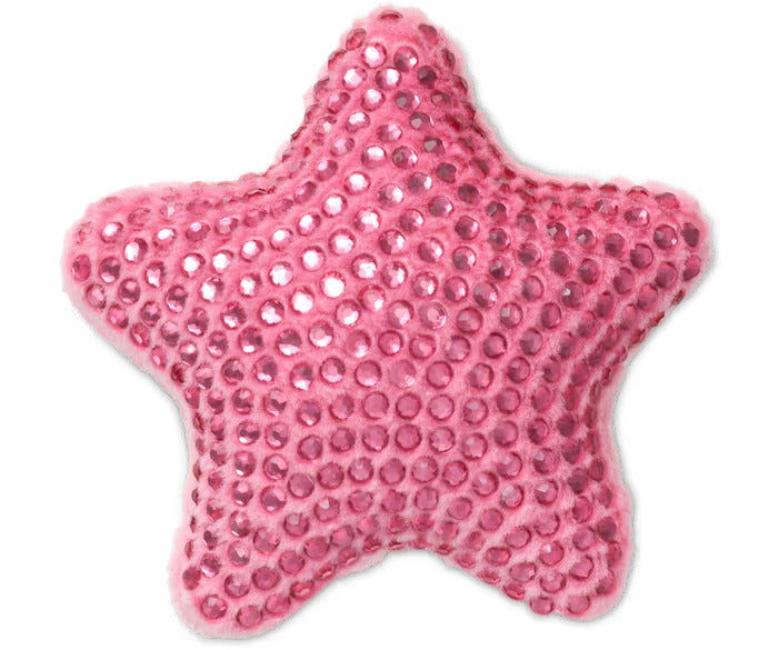 Plush Studded Pink Star
