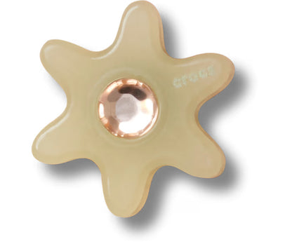 Tan Flower With Gem