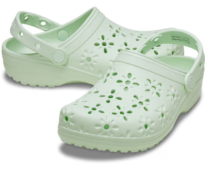 Classic Floral Cut Out Clog