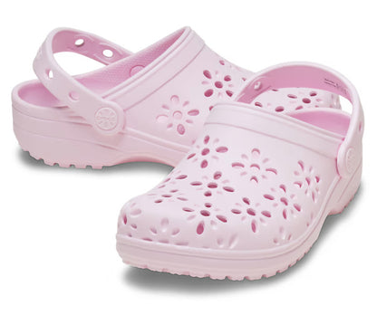 Kids' Classic Floral Cut Out Clog
