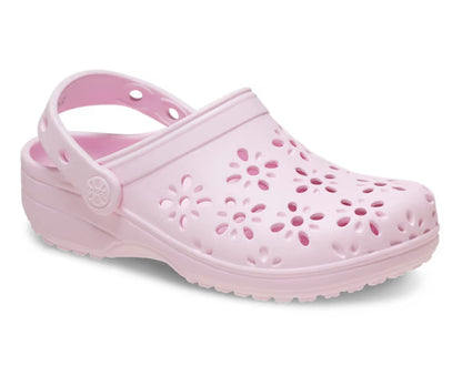 Kids' Classic Floral Cut Out Clog