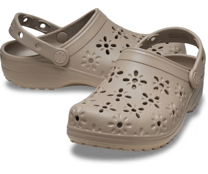 Classic Floral Cut Out Clog